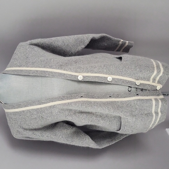 JG Hook Sweaters - J.G. Hook Vintage Gray Lambswool  Cardigan
